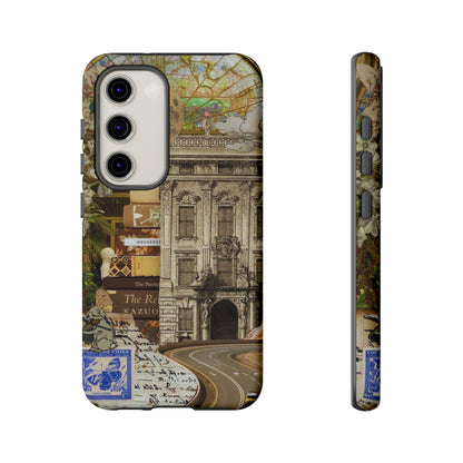 Whimsical Road Trip Collage Samsung Galaxy Case – Dual - Layer Protection with Vintage Art and Adventure Design - BOGO Cases