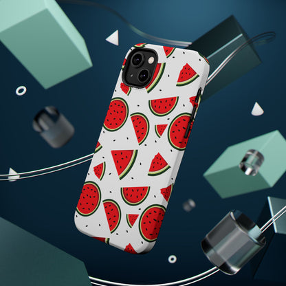 Sweet Watermelon MagSafe iPhone Case – Fresh & Fun Fruit Pattern with Summer Vibes