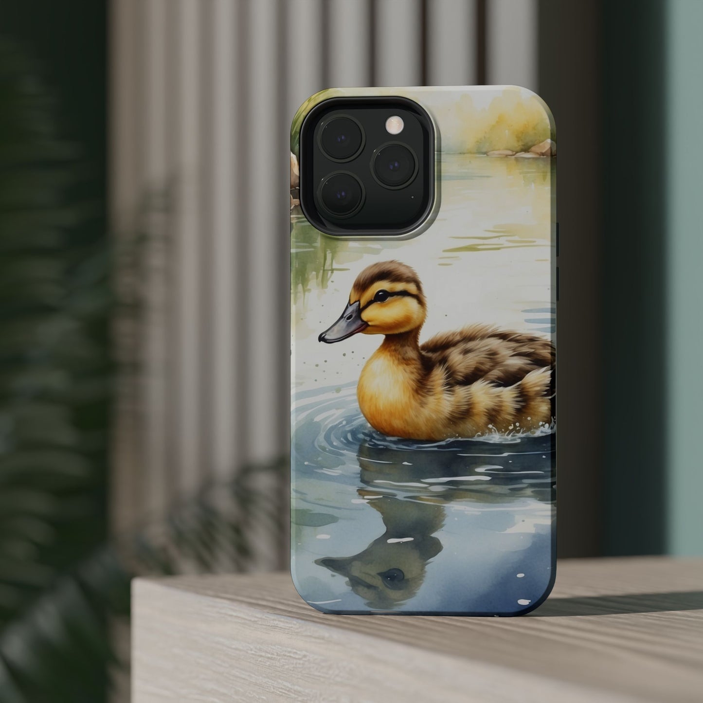 Graceful Duck Reflection – MagSafe iPhone Case