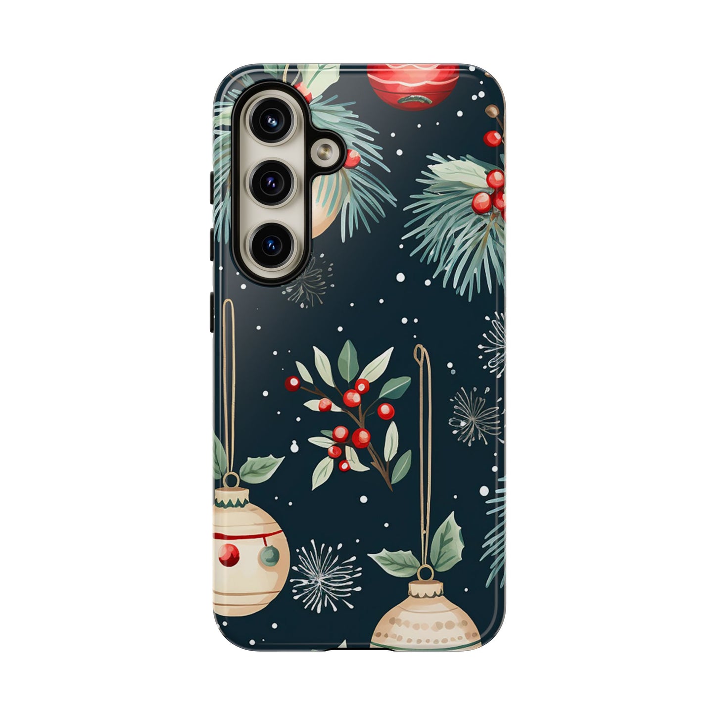 Elegant Christmas Ornaments and Pine - Samsung Galaxy Series Case