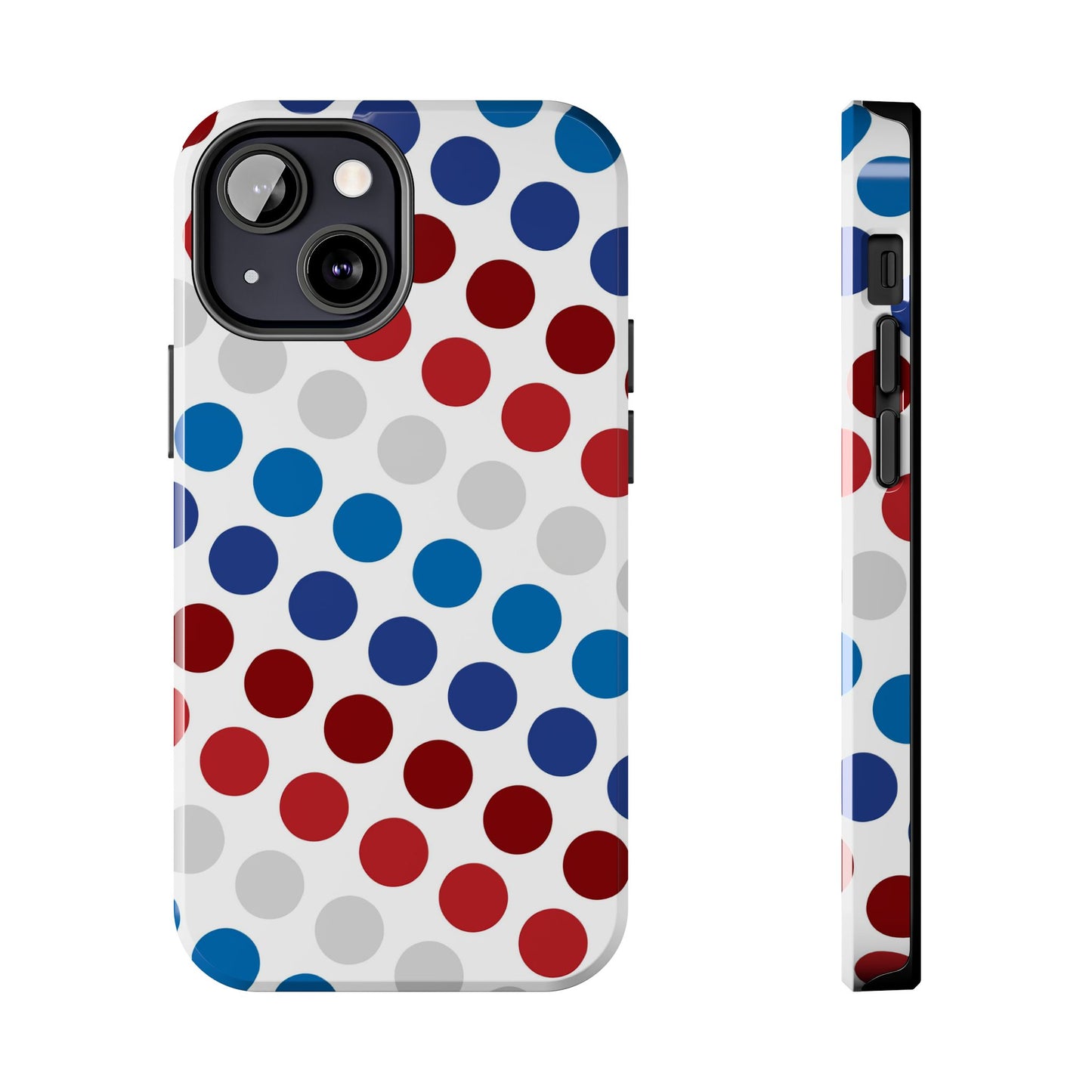 Patriotic Polka Dots - iPhone Case