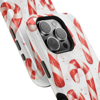 Festive Candy Cane Delight - MagSafe iPhone Series Case