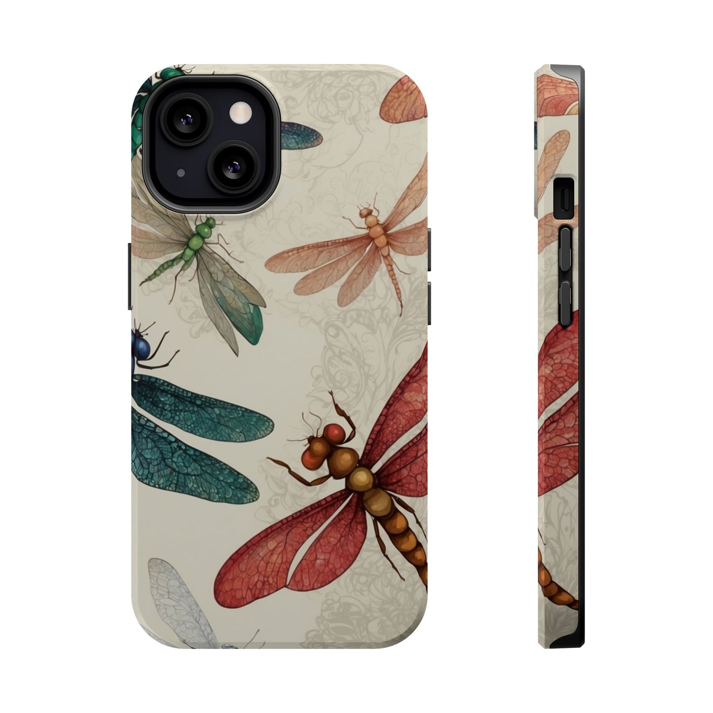 Vintage Dragonfly Garden – MagSafe iPhone Series Case