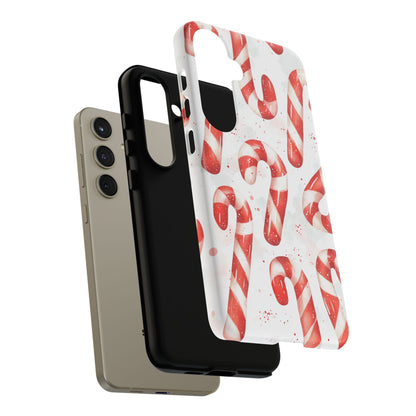 Festive Candy Cane Delight - Samsung Galaxy Series Case