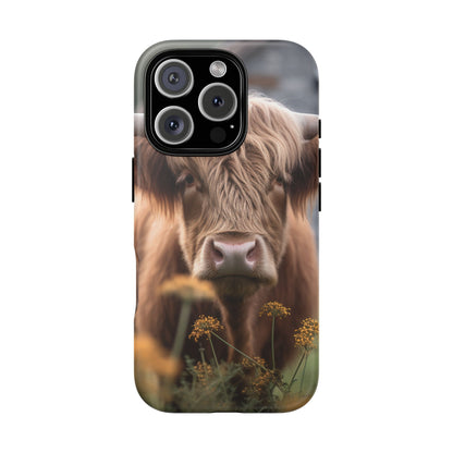 Highland Cow Phone Case | Custom Farmhouse | 10-foot Drop Protection