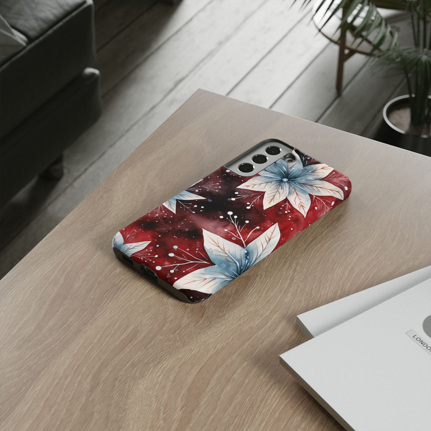 Winter Bloom Poinsettia – Samsung Galaxy Case