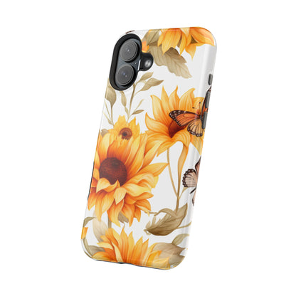 Sunflower & Monarch Garden - MagSafe iPhone Series Case