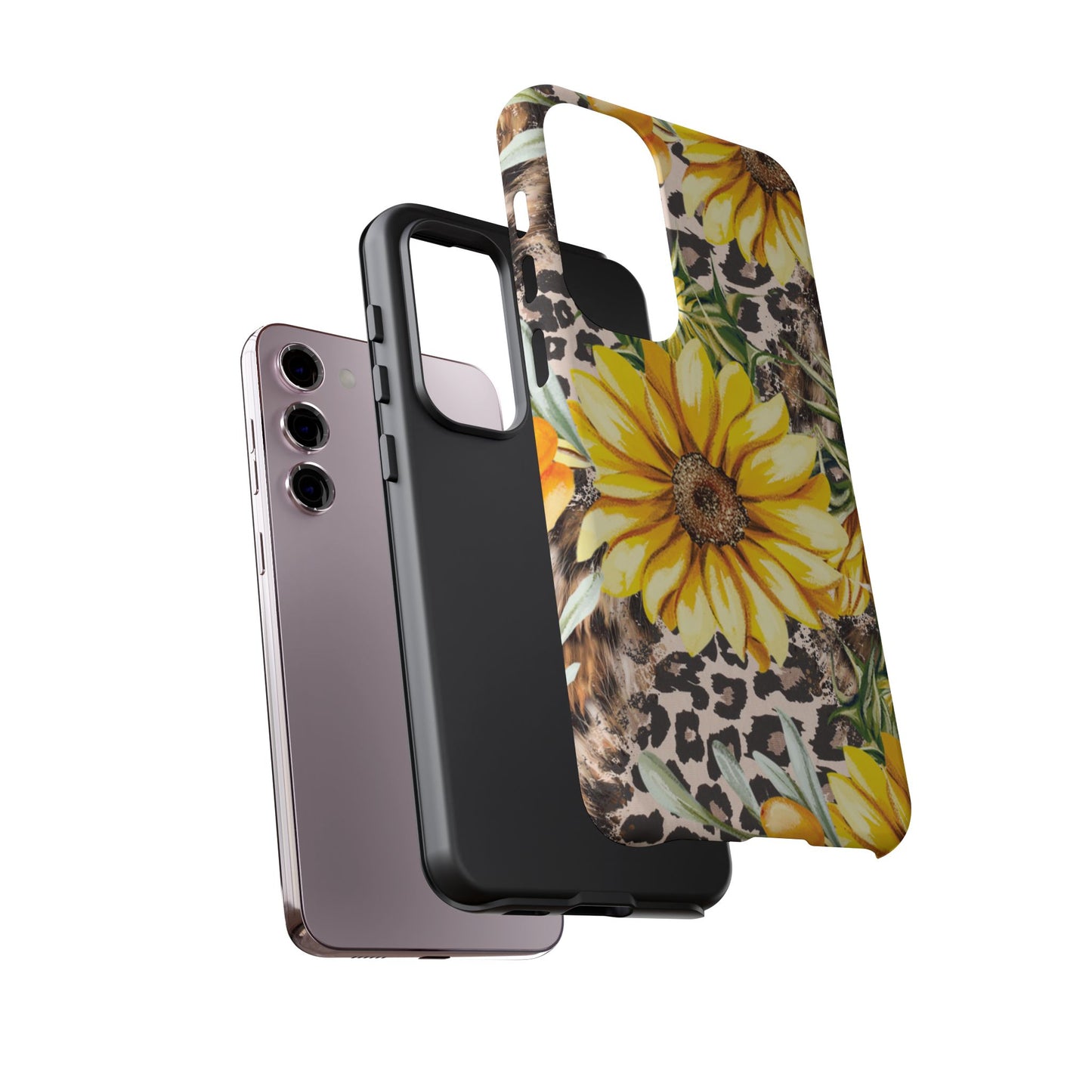 Leopard Sunflower Chic - Samsung Galaxy Series Case