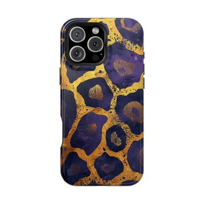 Regal Amethyst Leopard iPhone Case