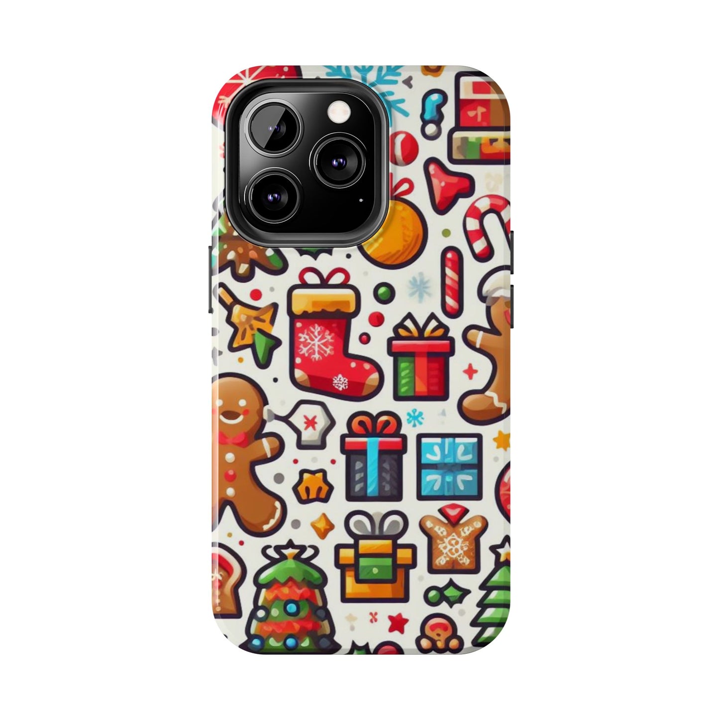 Festive Christmas Icons Pattern – iPhone Series Case