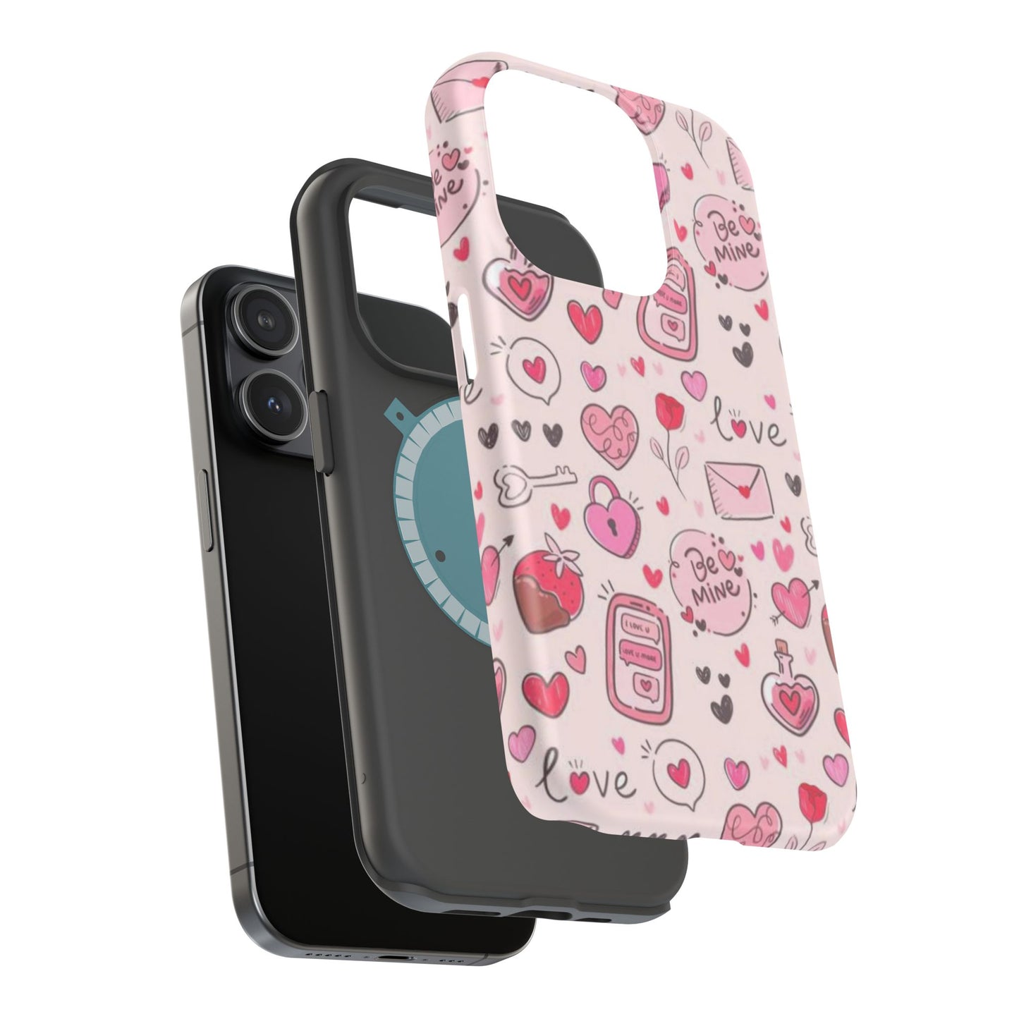 MagSafe Case: Playful Valentine's Day Icons Case