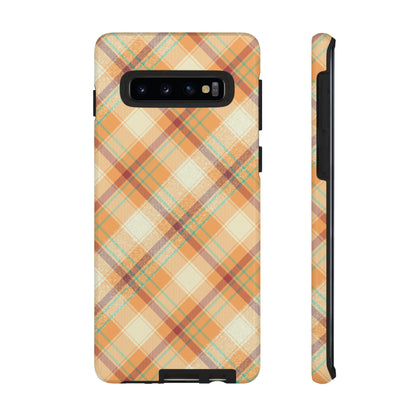 Samsung Galaxy Case - Warm Autumn Plaid Design