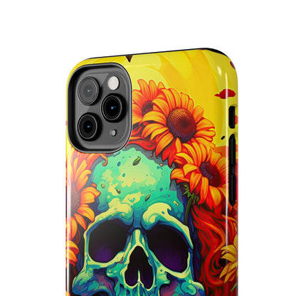 Sun Kissed Skull iPhone Case