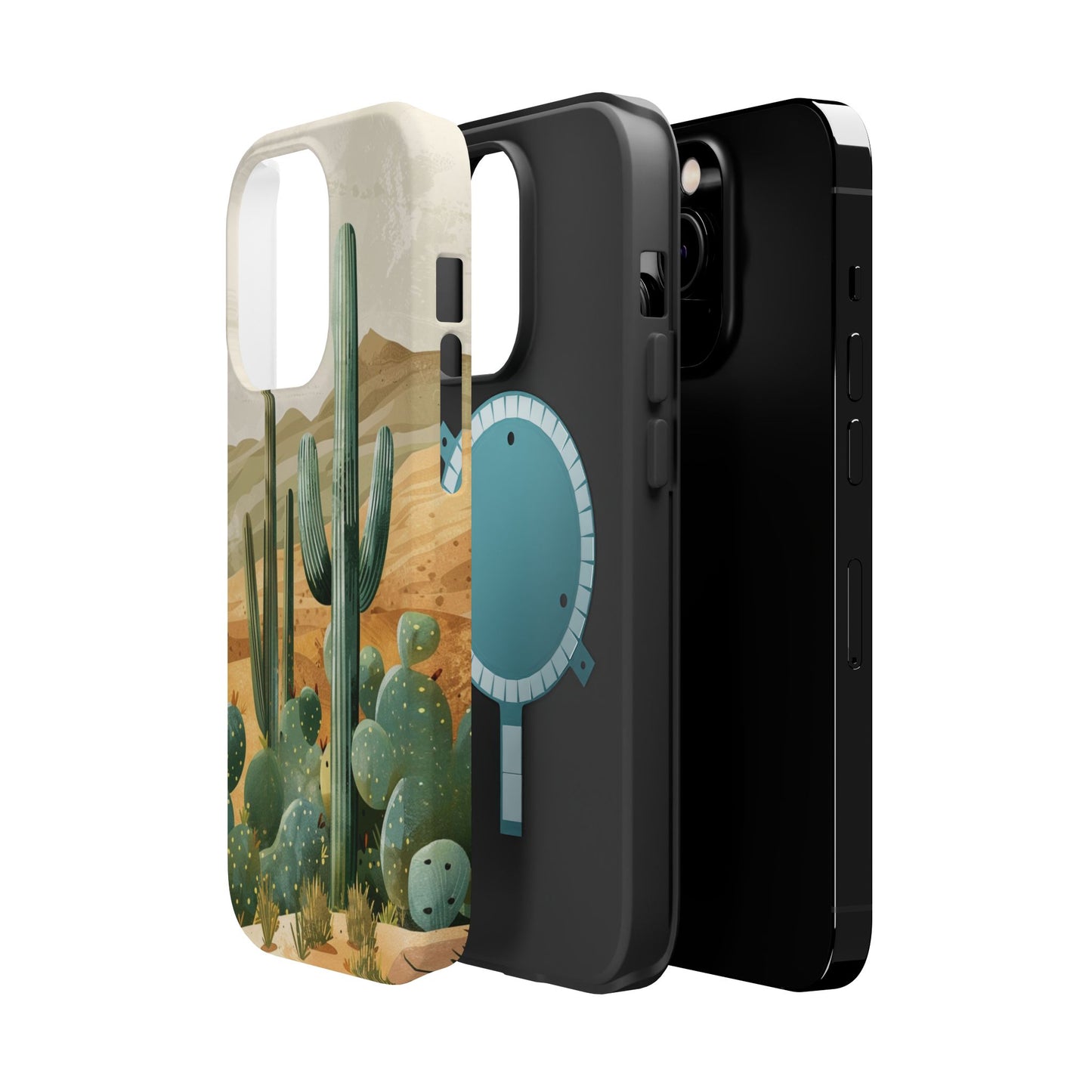 Desert Oasis Cactus iPhone Case