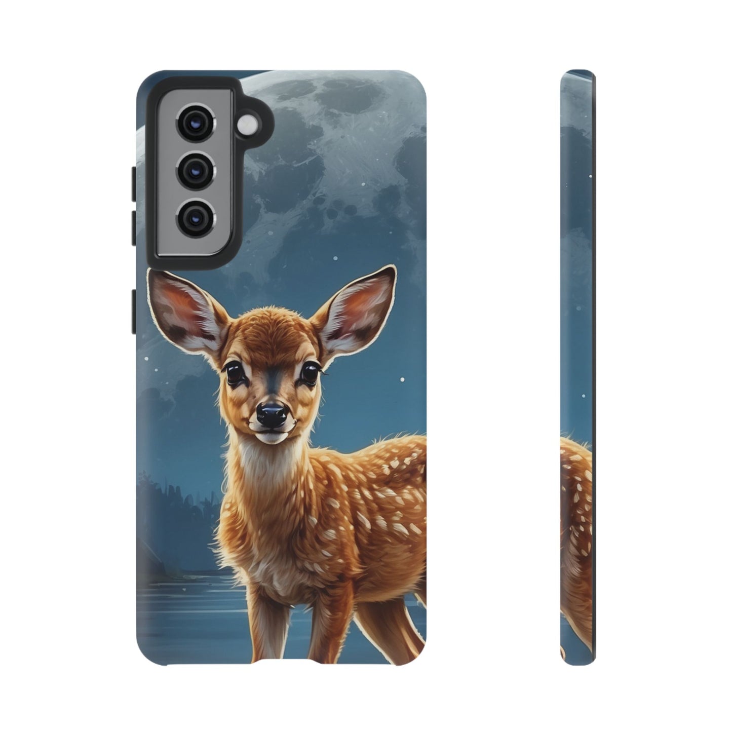 Samsung Galaxy Case – Enchanted Fawn Under the Moonlit Sky