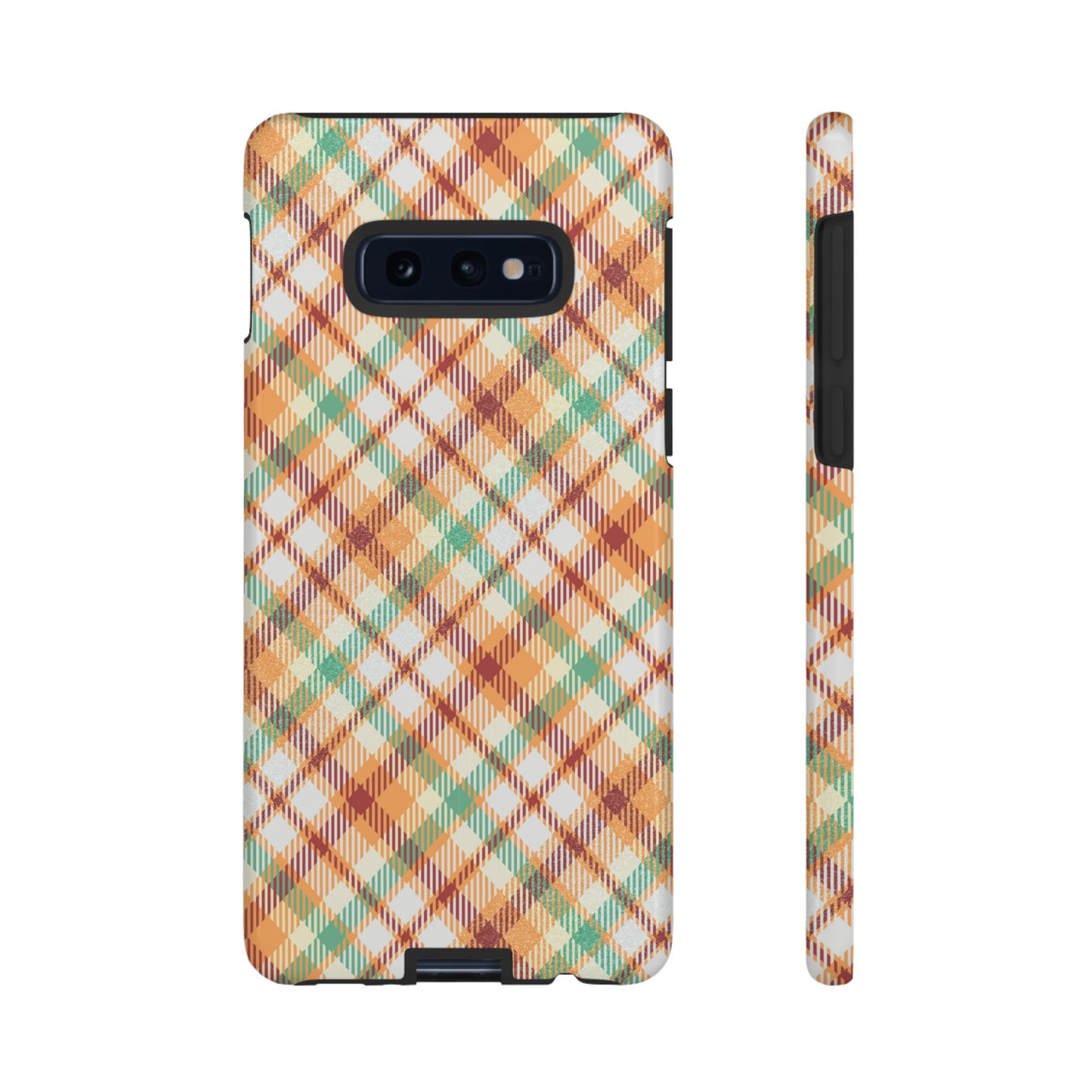 Samsung Galaxy Case - Autumn Harvest Plaid Design