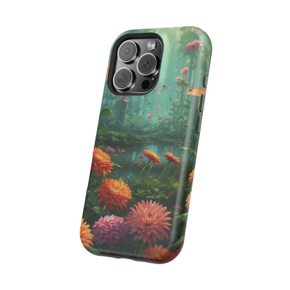 Enchanted Forest Dragonflies & Blossoms – MagSafe iPhone Series Case