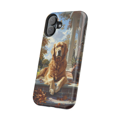 Golden Retriever Autumn Serenity - MagSafe iPhone Series Case