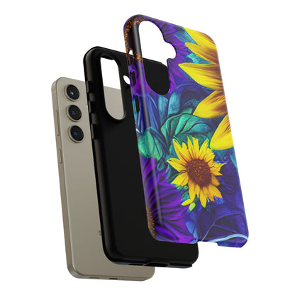 Purple & Gold Sunflower Dream - Samsung Galaxy Series Case