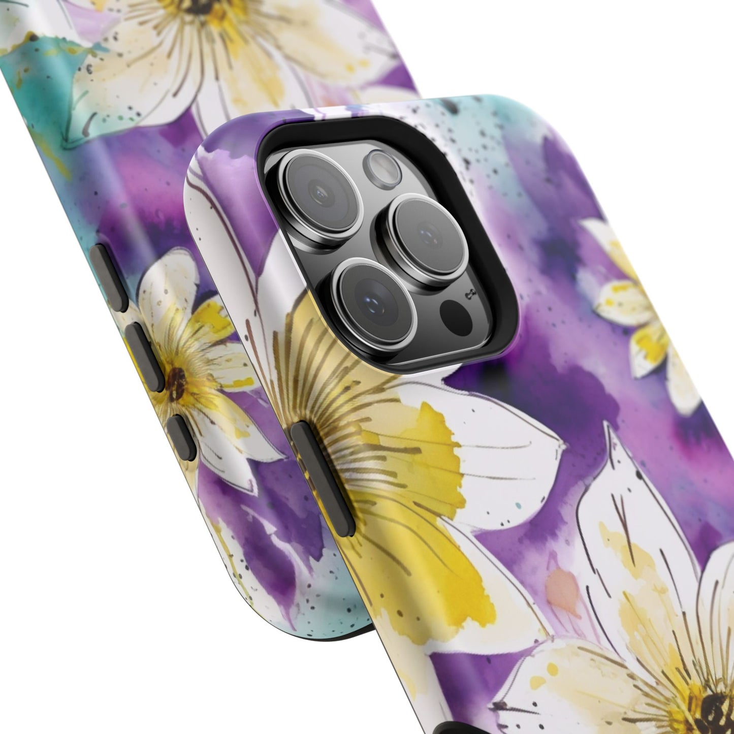 Abstract Floral Watercolor Splash - MagSafe iPhone Series Case