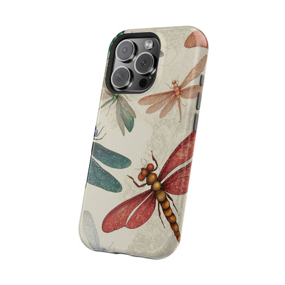 Vintage Dragonfly Garden – MagSafe iPhone Series Case