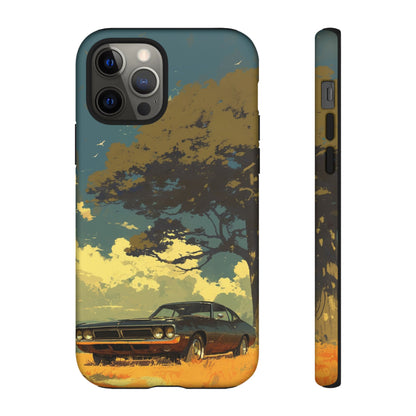 Retro Road Trip Vintage Car iPhone Case