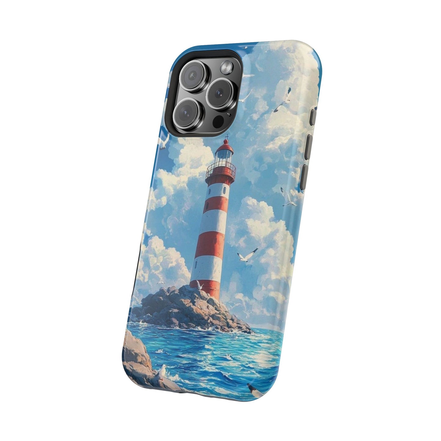 Iphone Case - Majestic Lighthouse Scene Design