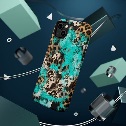 Aqua Splash Leopard - MagSafe iPhone Series Case