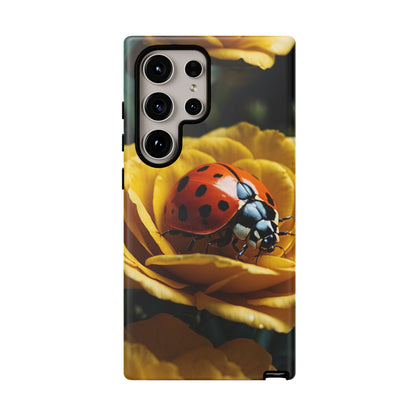 Samsung Galaxy Case: Ladybug on Yellow Petals