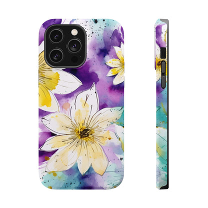 Abstract Floral Watercolor Splash - MagSafe iPhone Series Case