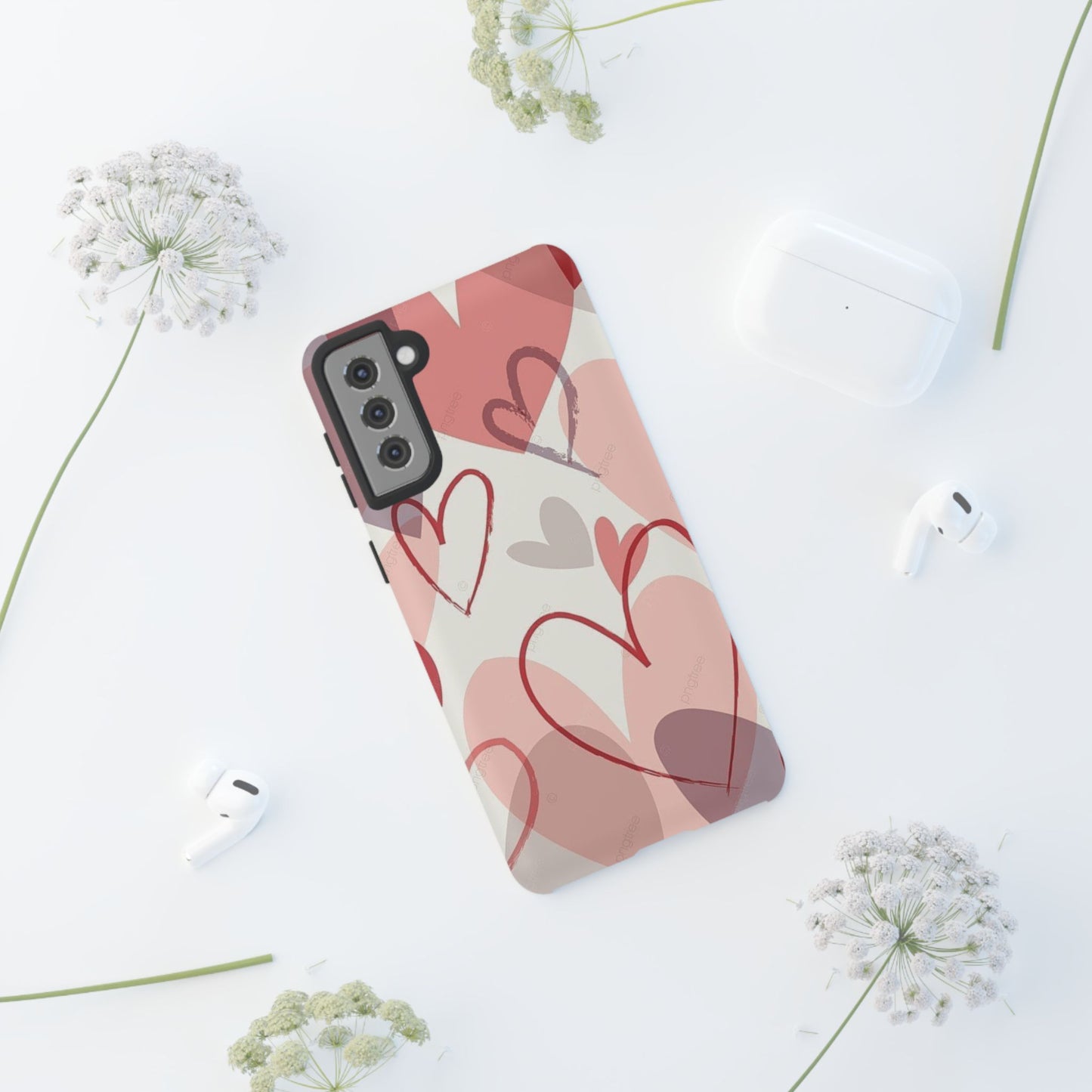 Romantic Red Hearts Samsung Galaxy Case