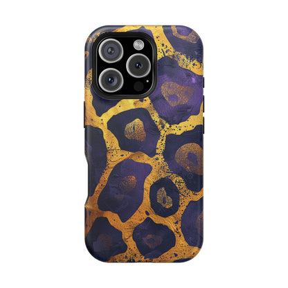 Regal Amethyst Leopard iPhone Case