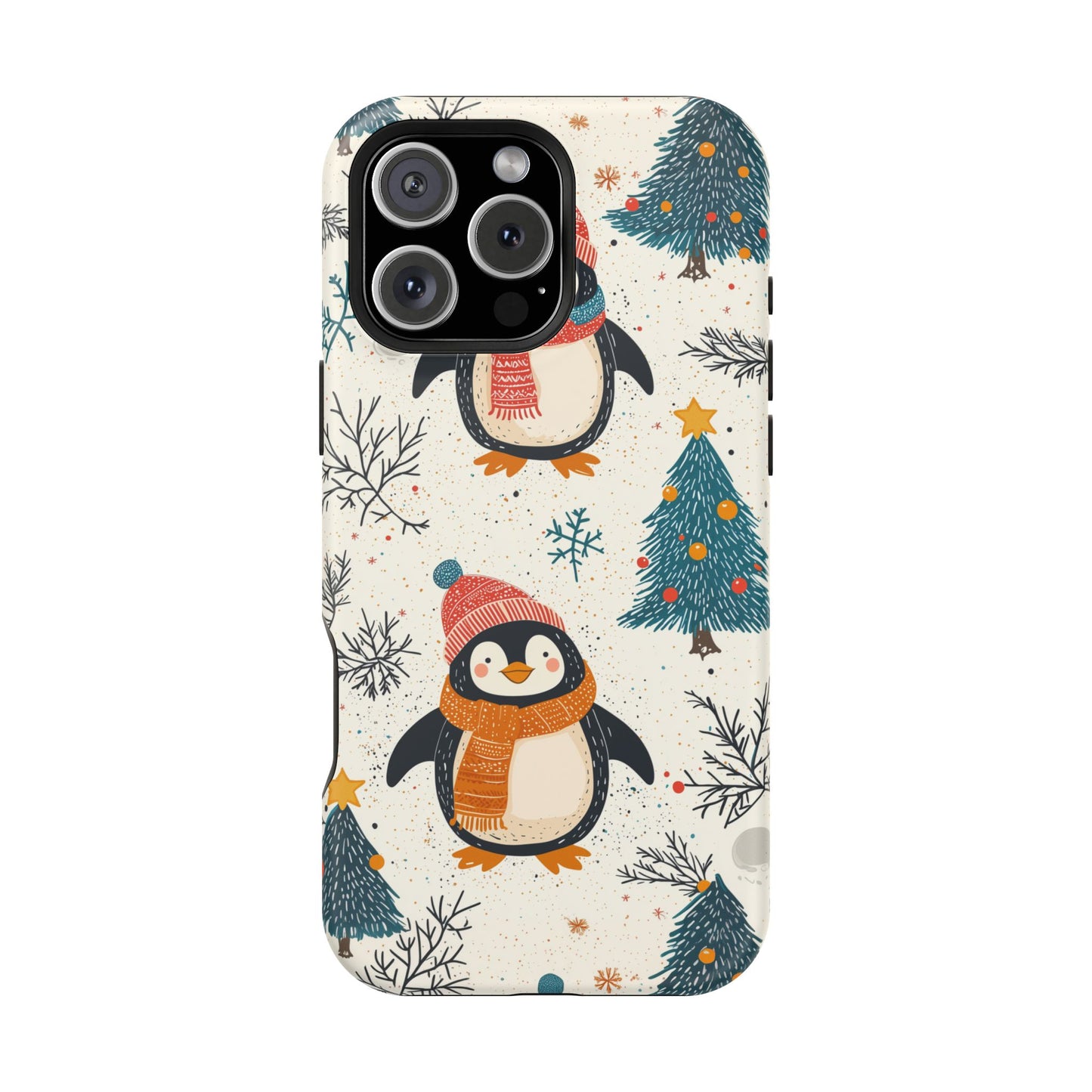 Snowy Christmas Cheer MagSafe iPhone Case