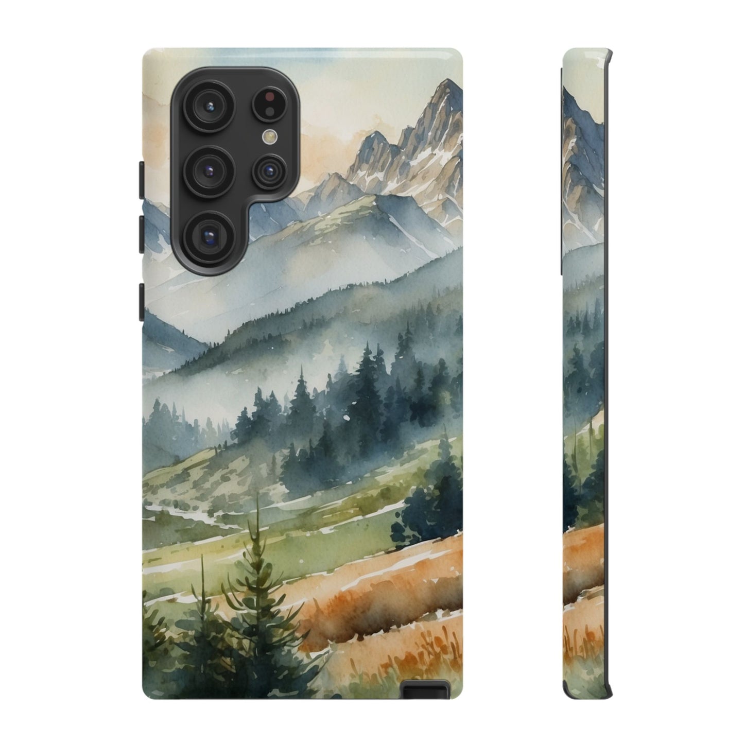 Serene Alpine Forest - Samsung Galaxy Case