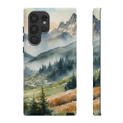 Serene Alpine Forest - Samsung Galaxy Case