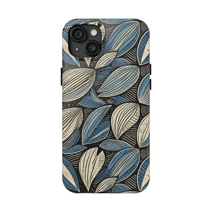 Botanical Leaf Pattern iPhone Case - Nature-Inspired Protective Cover