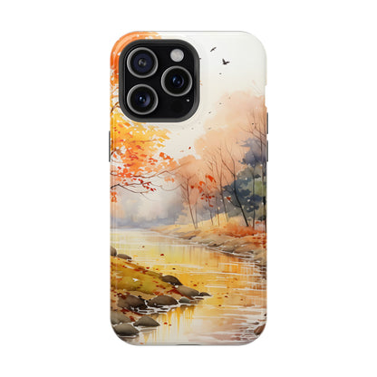 Autumn River Serenity – MagSafe iPhone Case