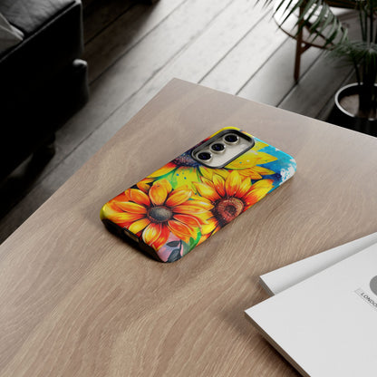 Vibrant Sunflower Splash - Samsung Galaxy Series Case