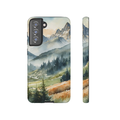 Serene Alpine Forest - Samsung Galaxy Case