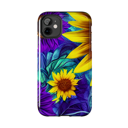 Purple & Gold Sunflower Dream - iPhone Series Case