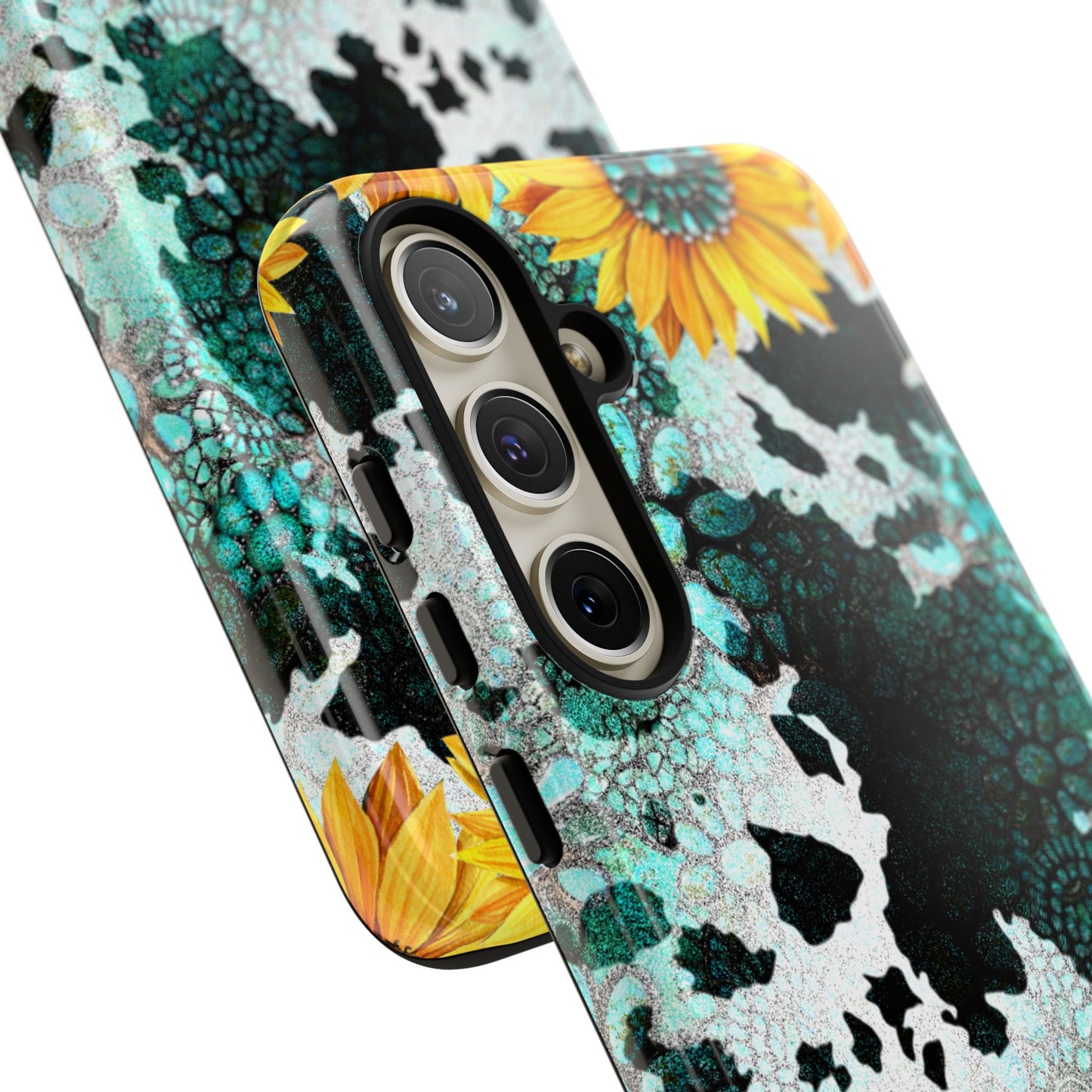 Boho Turquoise Sunflower Lace - Samsung Galaxy Series Case