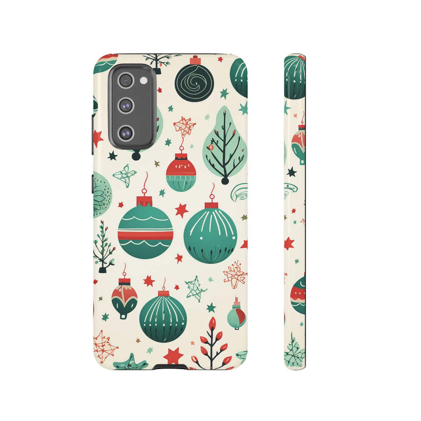 Vintage Christmas Ornaments Pattern – Samsung Galaxy Series Case