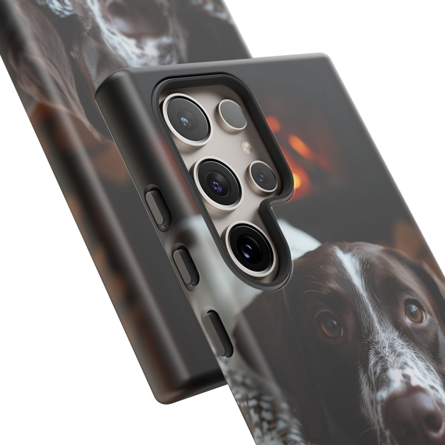 Relaxed German Shorthaired Pointer Samsung Galaxy Case – Rustic Charm Protective Cover