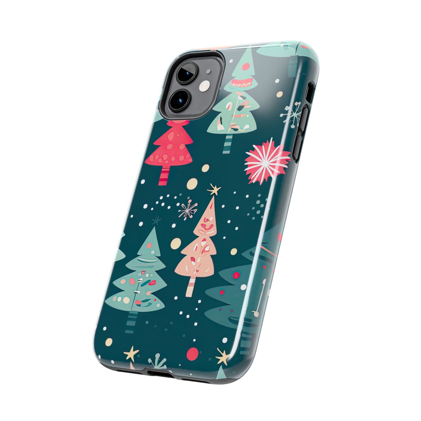 Whimsical Christmas Trees - iPhone Series Case