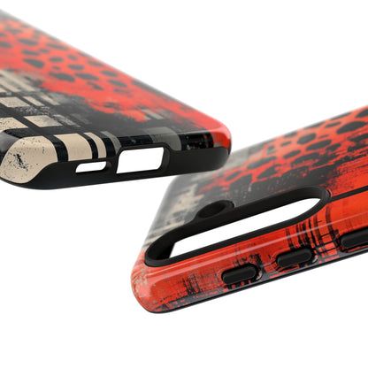 Cheetah Plaid Case – Red & Black Pattern