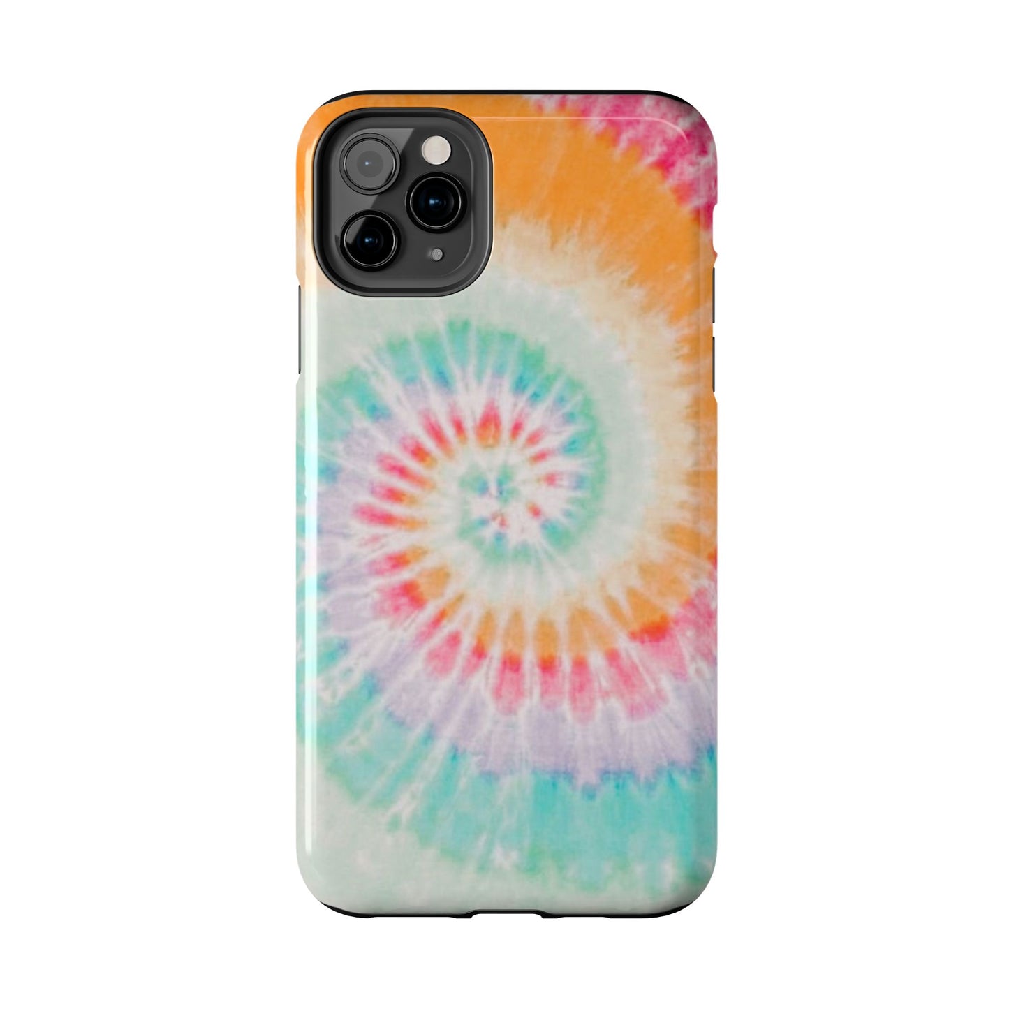 Pastel Swirl Tie-Dye iPhone Case – Soft & Minimalistic Style