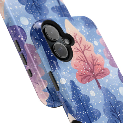 Pink & Purple Winter Wonderland - MagSafe iPhone Series Case