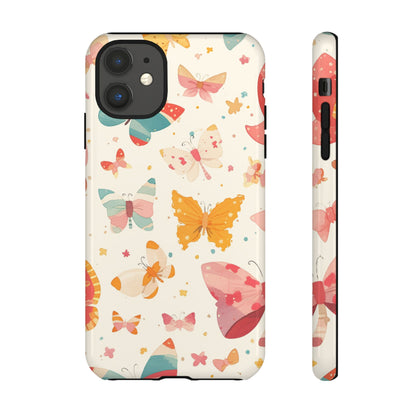 Coquette Watercolor Butterfly iPhone Case