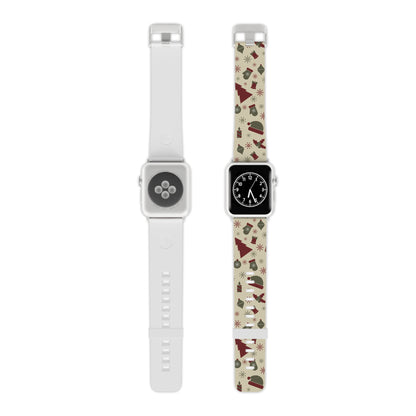 Vintage Holiday Cheer Apple Watch Band