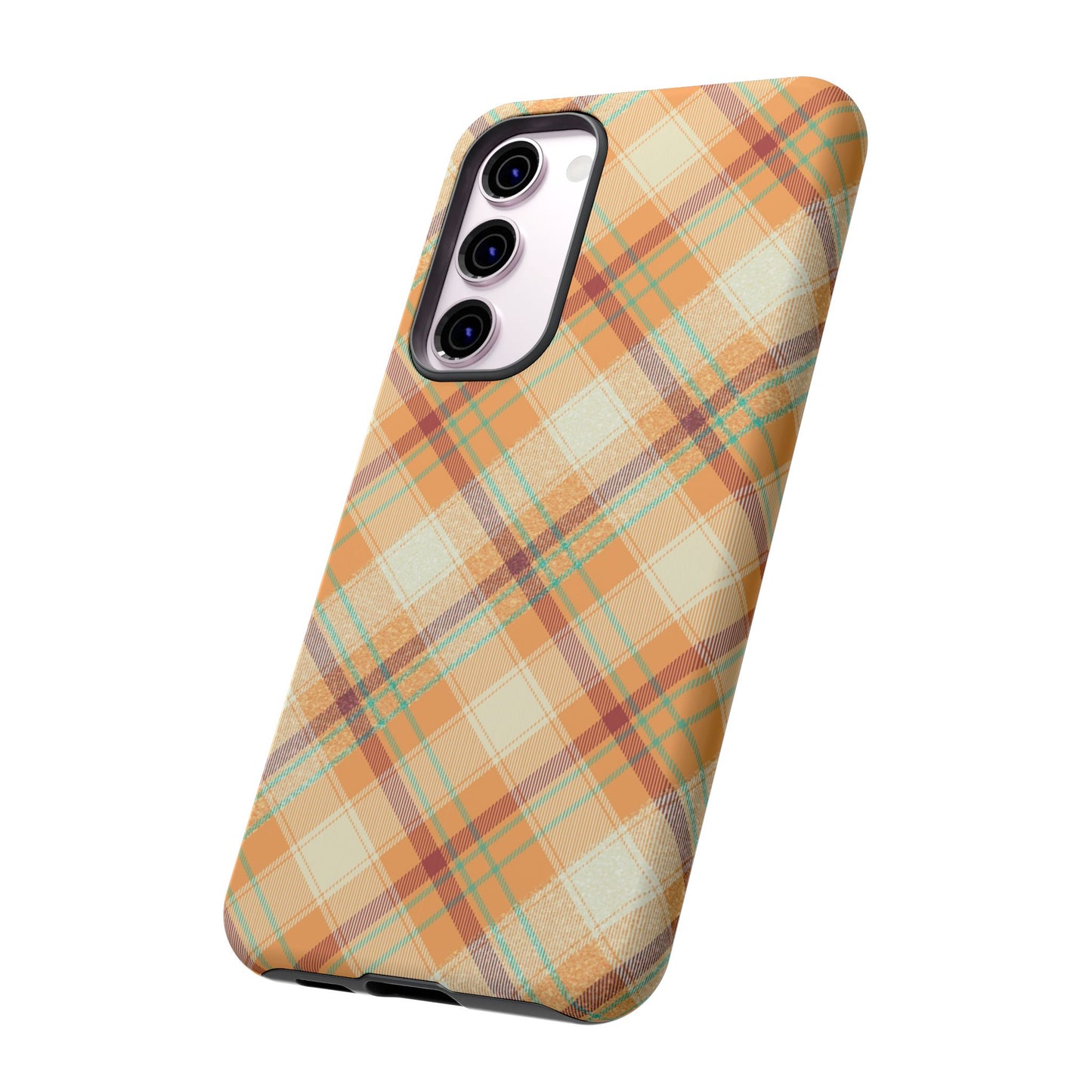 Samsung Galaxy Case - Warm Autumn Plaid Design